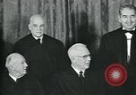 Image of Supreme Court Justices posing for photograph Washington DC USA, 1958, second 22 stock footage video 65675022164