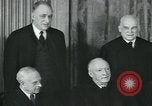 Image of Supreme Court Justices posing for photograph Washington DC USA, 1958, second 26 stock footage video 65675022164