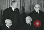 Image of Supreme Court Justices posing for photograph Washington DC USA, 1958, second 29 stock footage video 65675022164