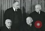 Image of Supreme Court Justices posing for photograph Washington DC USA, 1958, second 30 stock footage video 65675022164