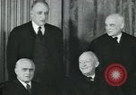 Image of Supreme Court Justices posing for photograph Washington DC USA, 1958, second 31 stock footage video 65675022164