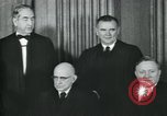 Image of Supreme Court Justices posing for photograph Washington DC USA, 1958, second 32 stock footage video 65675022164