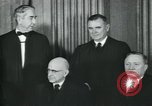 Image of Supreme Court Justices posing for photograph Washington DC USA, 1958, second 34 stock footage video 65675022164