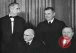 Image of Supreme Court Justices posing for photograph Washington DC USA, 1958, second 36 stock footage video 65675022164