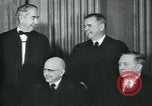 Image of Supreme Court Justices posing for photograph Washington DC USA, 1958, second 37 stock footage video 65675022164