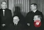 Image of Supreme Court Justices posing for photograph Washington DC USA, 1958, second 38 stock footage video 65675022164