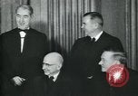 Image of Supreme Court Justices posing for photograph Washington DC USA, 1958, second 40 stock footage video 65675022164