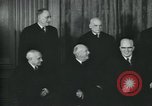 Image of Supreme Court Justices posing for photograph Washington DC USA, 1958, second 42 stock footage video 65675022164