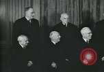 Image of Supreme Court Justices posing for photograph Washington DC USA, 1958, second 43 stock footage video 65675022164