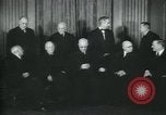 Image of Supreme Court Justices posing for photograph Washington DC USA, 1958, second 52 stock footage video 65675022164