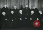 Image of Supreme Court Justices posing for photograph Washington DC USA, 1958, second 55 stock footage video 65675022164