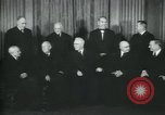 Image of Supreme Court Justices posing for photograph Washington DC USA, 1958, second 56 stock footage video 65675022164