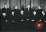 Image of Supreme Court Justices posing for photograph Washington DC USA, 1958, second 57 stock footage video 65675022164