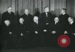 Image of Supreme Court Justices posing for photograph Washington DC USA, 1958, second 60 stock footage video 65675022164