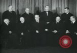 Image of Supreme Court Justices posing for photograph Washington DC USA, 1958, second 62 stock footage video 65675022164