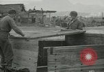 Image of US troops in makeshift shelters during Korean War South Korea, 1951, second 31 stock footage video 65675022170