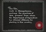 Standbild Datum Kultur im Irak Mesopotamien Irak, 1929, aus Sekunde 43 historischem Filmmaterial Videoclip 65675022173