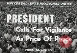 Image of President Harry Truman speaks about Korean War Washington DC USA, 1951, second 5 stock footage video 65675022181