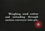 Image of Cotton ginning New Orleans Louisiana USA, 1919, second 50 stock footage video 65675022211