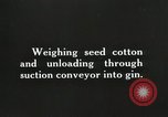 Image of Cotton ginning New Orleans Louisiana USA, 1919, second 51 stock footage video 65675022211