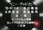 Standbild Benny Goodman Japan, 1957, aus Sekunde 15 historischem Filmmaterial Videoclip 65675022217