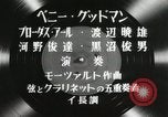 Standbild Benny Goodman Japan, 1957, aus Sekunde 16 historischem Filmmaterial Videoclip 65675022217