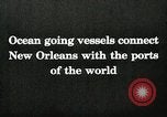 Standbild Karte von New Orleans als World Port New Orleans Louisiana USA, 1929, aus Sekunde 36 historischem Filmmaterial Videoclip 65675022221