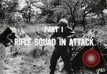 Standbild Rifle Squad in Angriff United States USA, 1965, aus Sekunde 46 historischem Filmmaterial Videoclip 65675022233