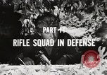 Image of Rifle squad in Defense Part II United States USA, 1965, second 44 stock footage video 65675022238