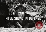 Image of Rifle squad in Defense Part II United States USA, 1965, second 45 stock footage video 65675022238