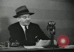 Image of Columnist Walter Winchell makes a radio broadcast New York City USA, 1944, second 3 stock footage video 65675022246
