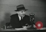 Image of Columnist Walter Winchell makes a radio broadcast New York City USA, 1944, second 5 stock footage video 65675022246