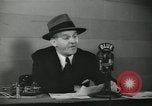 Image of Columnist Walter Winchell makes a radio broadcast New York City USA, 1944, second 9 stock footage video 65675022246
