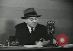 Image of Columnist Walter Winchell makes a radio broadcast New York City USA, 1944, second 10 stock footage video 65675022246