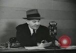 Image of Columnist Walter Winchell makes a radio broadcast New York City USA, 1944, second 12 stock footage video 65675022246