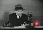 Image of Columnist Walter Winchell makes a radio broadcast New York City USA, 1944, second 13 stock footage video 65675022246