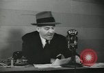 Image of Columnist Walter Winchell makes a radio broadcast New York City USA, 1944, second 14 stock footage video 65675022246