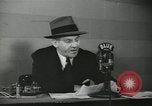 Image of Columnist Walter Winchell makes a radio broadcast New York City USA, 1944, second 16 stock footage video 65675022246