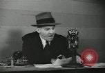Image of Columnist Walter Winchell makes a radio broadcast New York City USA, 1944, second 17 stock footage video 65675022246