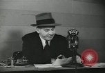 Image of Columnist Walter Winchell makes a radio broadcast New York City USA, 1944, second 18 stock footage video 65675022246