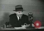 Image of Columnist Walter Winchell makes a radio broadcast New York City USA, 1944, second 21 stock footage video 65675022246