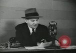 Image of Columnist Walter Winchell makes a radio broadcast New York City USA, 1944, second 23 stock footage video 65675022246