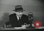 Image of Columnist Walter Winchell makes a radio broadcast New York City USA, 1944, second 25 stock footage video 65675022246