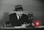 Image of Columnist Walter Winchell makes a radio broadcast New York City USA, 1944, second 26 stock footage video 65675022246