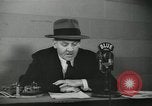 Image of Columnist Walter Winchell makes a radio broadcast New York City USA, 1944, second 31 stock footage video 65675022246