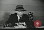 Image of Columnist Walter Winchell makes a radio broadcast New York City USA, 1944, second 32 stock footage video 65675022246