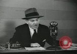 Image of Columnist Walter Winchell makes a radio broadcast New York City USA, 1944, second 35 stock footage video 65675022246