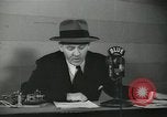 Image of Columnist Walter Winchell makes a radio broadcast New York City USA, 1944, second 36 stock footage video 65675022246