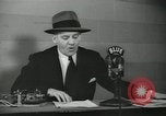 Image of Columnist Walter Winchell makes a radio broadcast New York City USA, 1944, second 37 stock footage video 65675022246