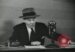 Image of Columnist Walter Winchell makes a radio broadcast New York City USA, 1944, second 39 stock footage video 65675022246